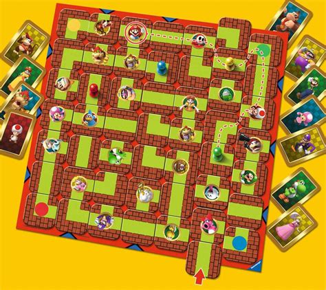 super mario brothers board game|super mario labyrinth game.